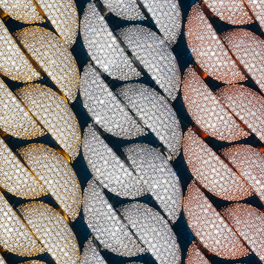 Moissanite Miami Cuban Link Bracelet 14K Gold (All Sizes)