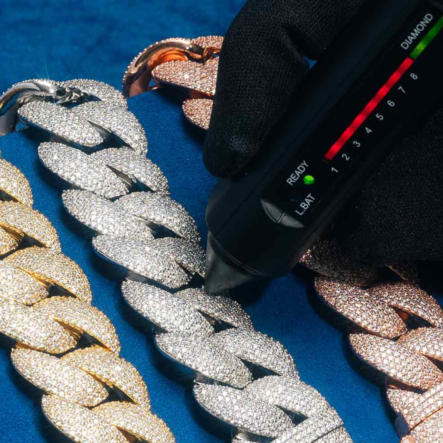 Moissanite Miami Cuban Link Chain 14K Gold (All Sizes)