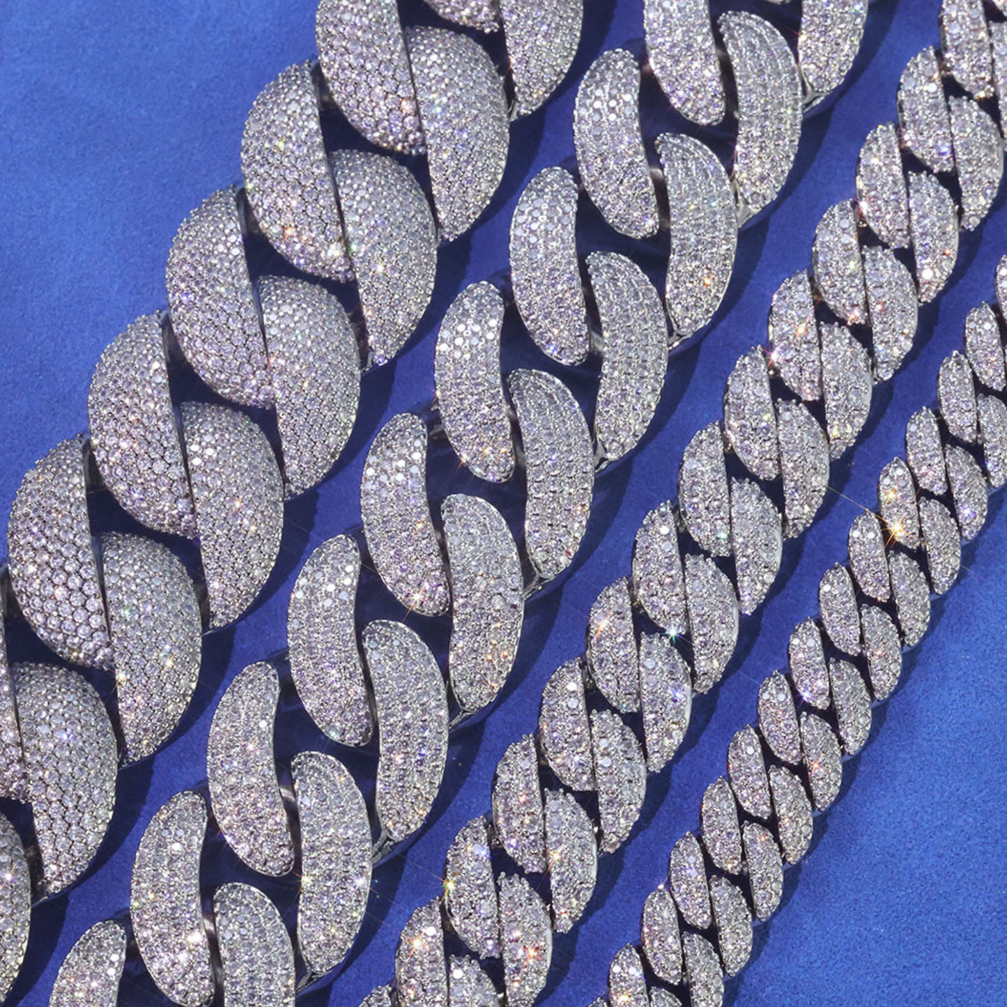 Moissanite Miami Cuban Link Chain 14K Gold (All Sizes)