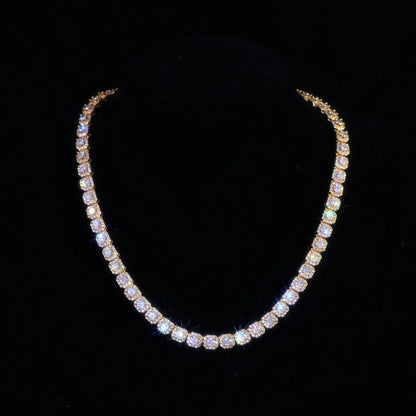 VVS 7MM Clustered Tennis Chain