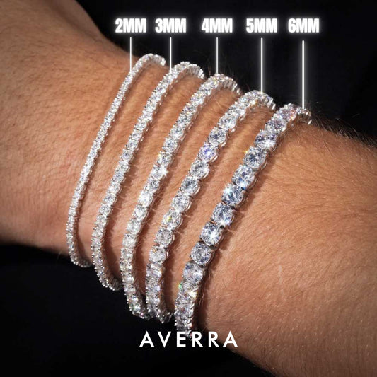 Moissanite Tennis Bracelet 14K Gold (ALL SIZES)