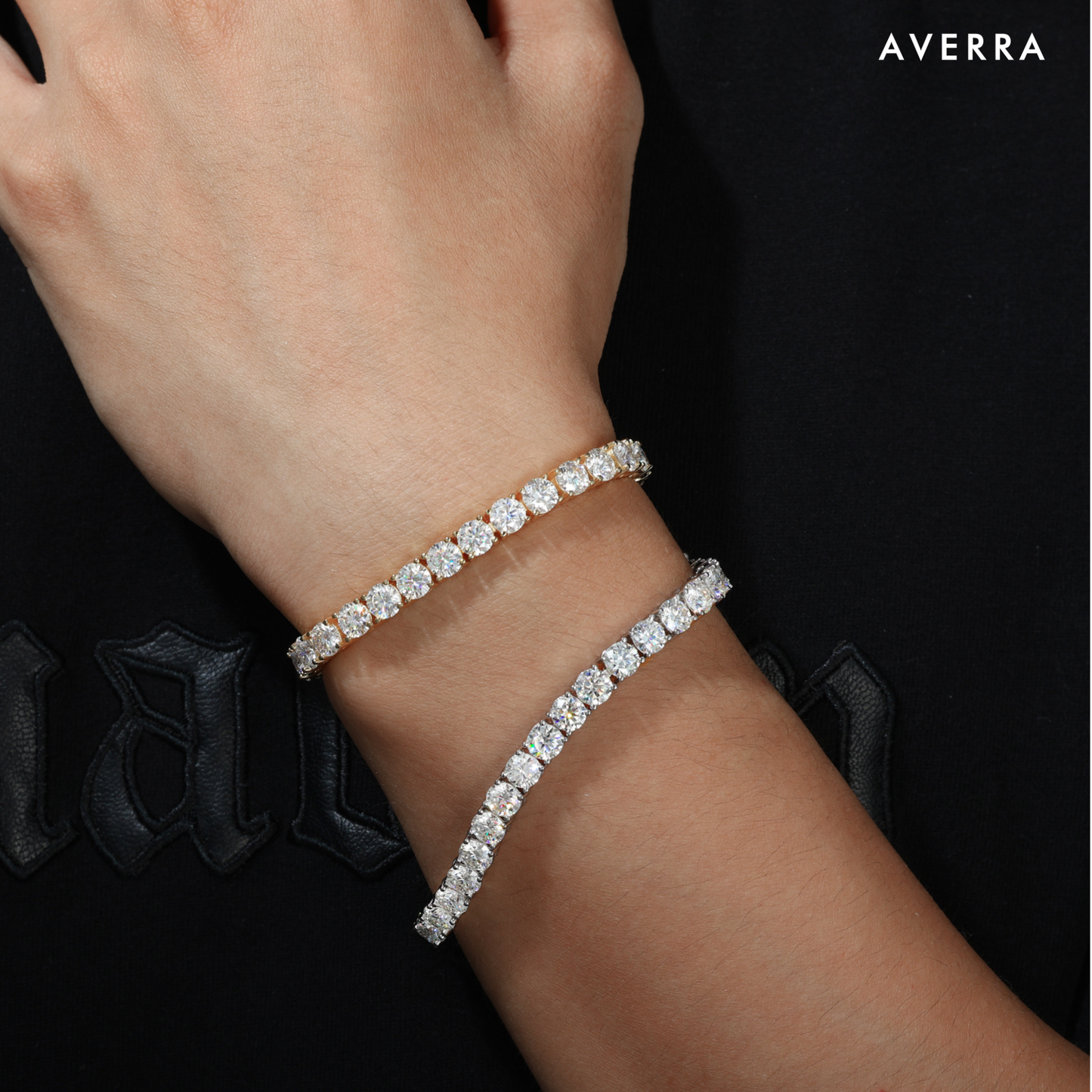 Moissanite Tennis Bracelet 14K Gold (ALL SIZES)