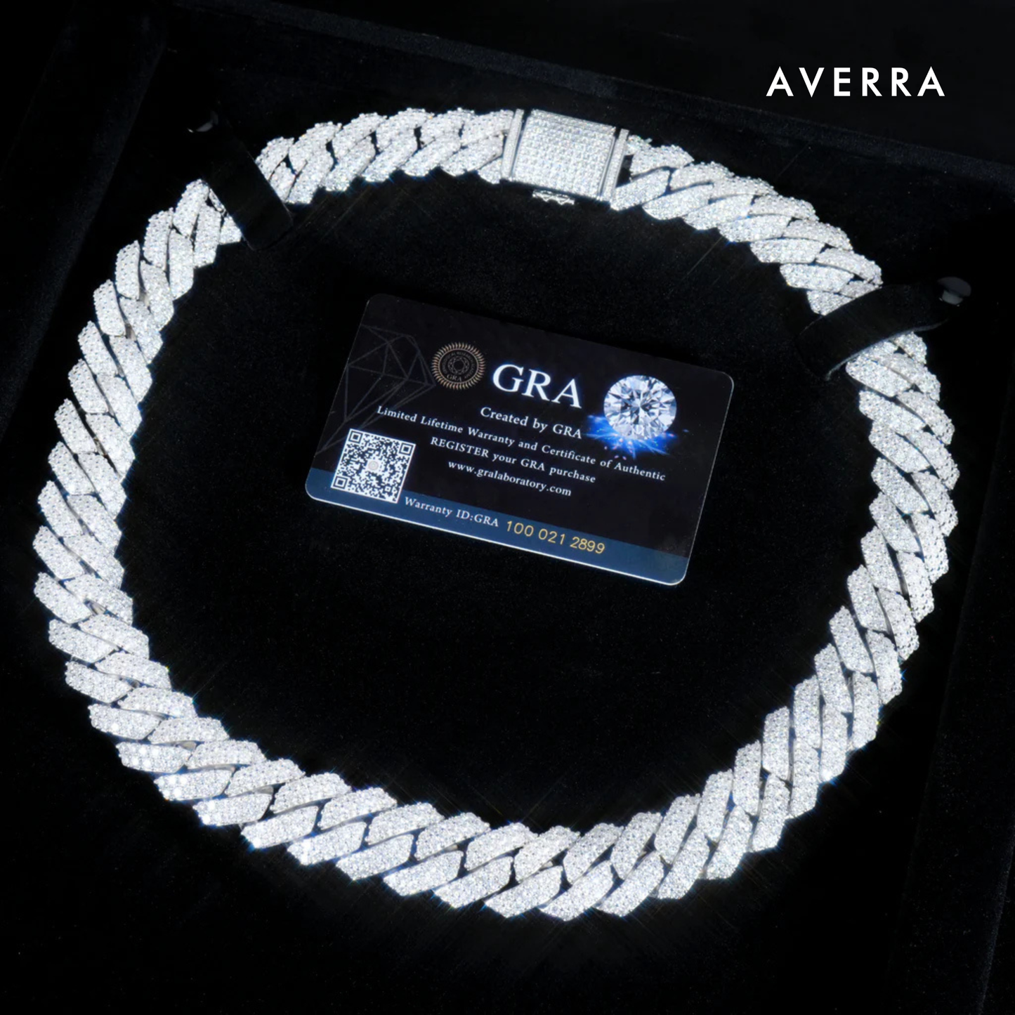 Moissanite Cuban Link Chain 14K Gold (All Sizes)