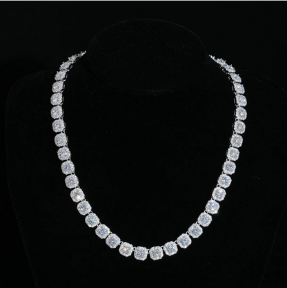 VVS 7MM Clustered Tennis Chain