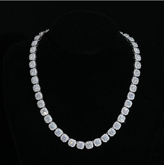 VVS 7MM Clustered Tennis Chain