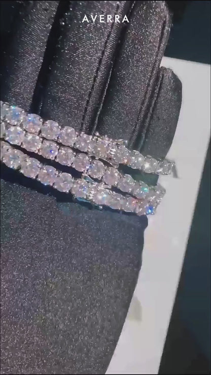 Moissanite Tennis Bracelet 14K Gold (ALL SIZES)